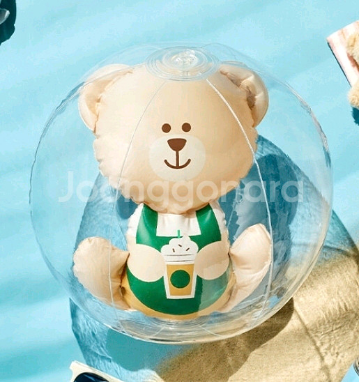 스타벅스 베어리스타 비치볼--1
