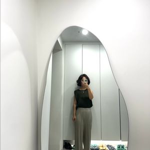 플리츠플리즈 그레이지 바지