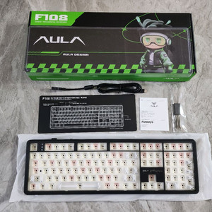 [베어본] AULA F108 국내정발 키보드 베어본