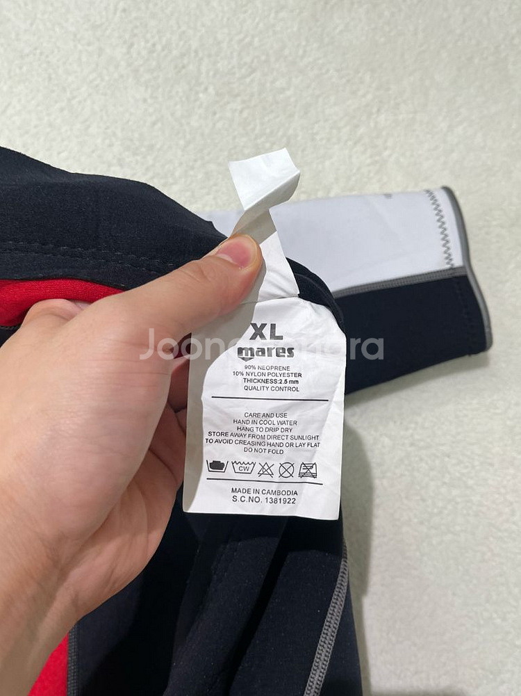 마레스 리프 튜닉 2.5mm 프리다이빙 슈트 XL--3