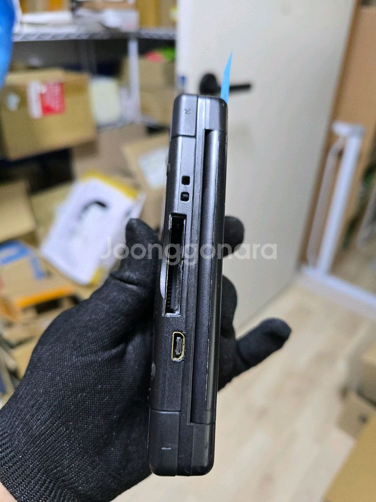 B급 한글판 닌텐도 DS Lite DSL 크림슨블랙--2