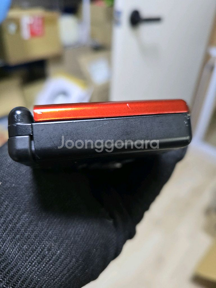 B급 한글판 닌텐도 DS Lite DSL 크림슨블랙--4