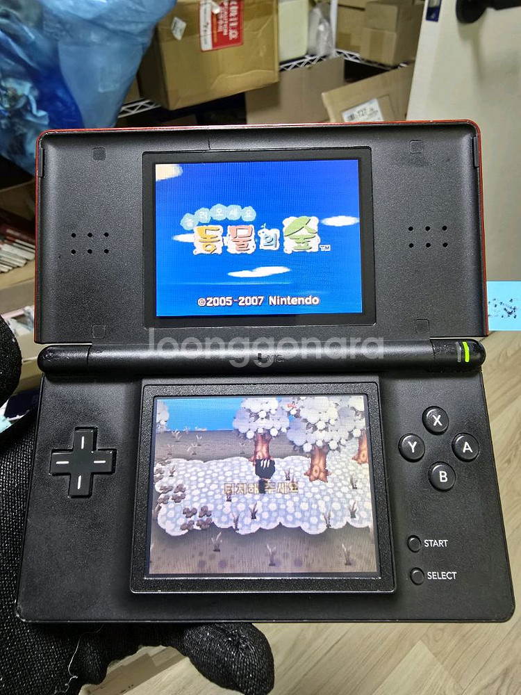 B급 한글판 닌텐도 DS Lite DSL 크림슨블랙--8