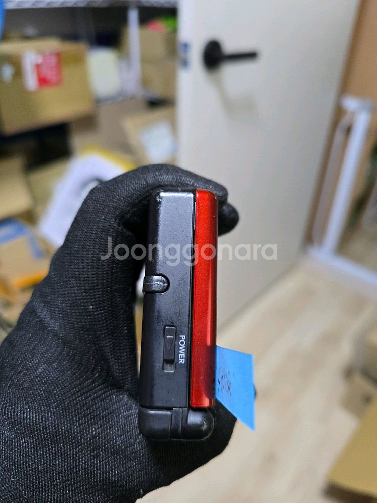B급 한글판 닌텐도 DS Lite DSL 크림슨블랙--3