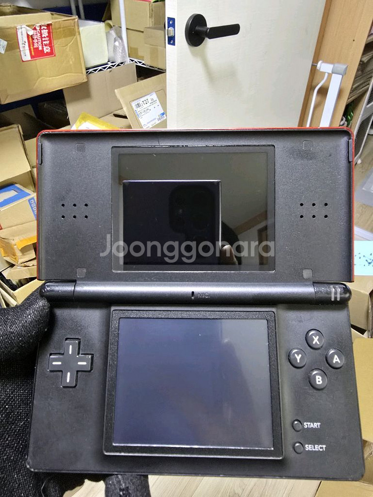 B급 한글판 닌텐도 DS Lite DSL 크림슨블랙--6