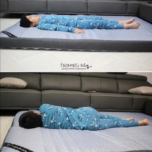 서울 센스맘 퀸사이즈 접이식 토퍼 매트리스 방수커버2개