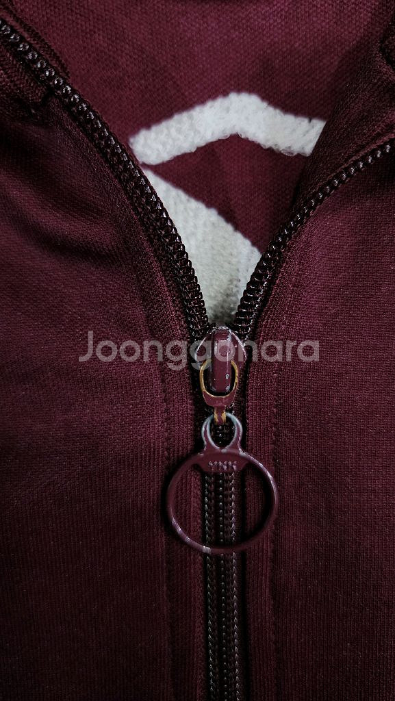 아디다스 베켄바우어 폴라베어 자수 빈티지 버건디 져지--4