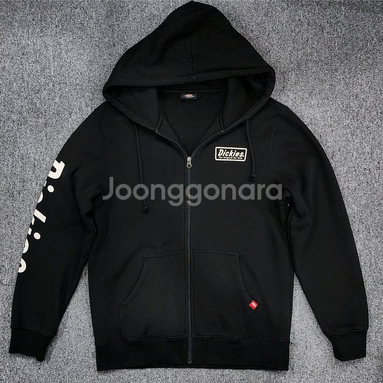 디키즈 스펠로고 기모 후드집업 L--0