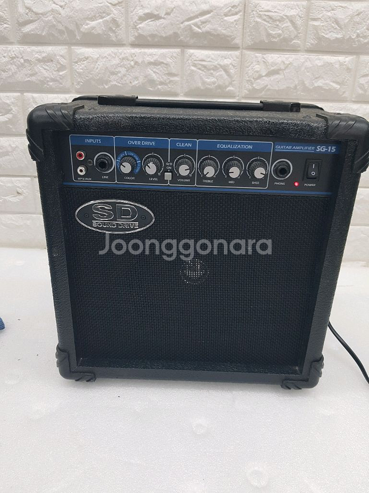 사운드 드라이브 SB-15 베이스 엠프 스피커 입니다--0