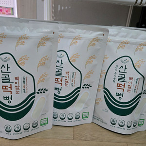 에코맘의산골이유식 아기과자 산골떡뻥 백미 택포