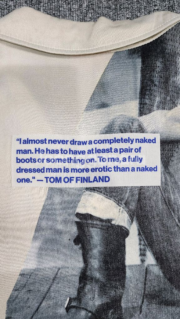 희귀 디젤xTom Of Finland 그래픽 반팔 셔츠--5