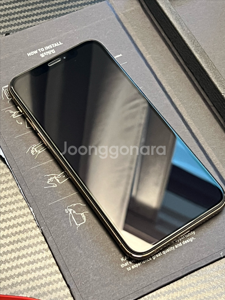 아이폰 xs 골드 256G 박스있음--1