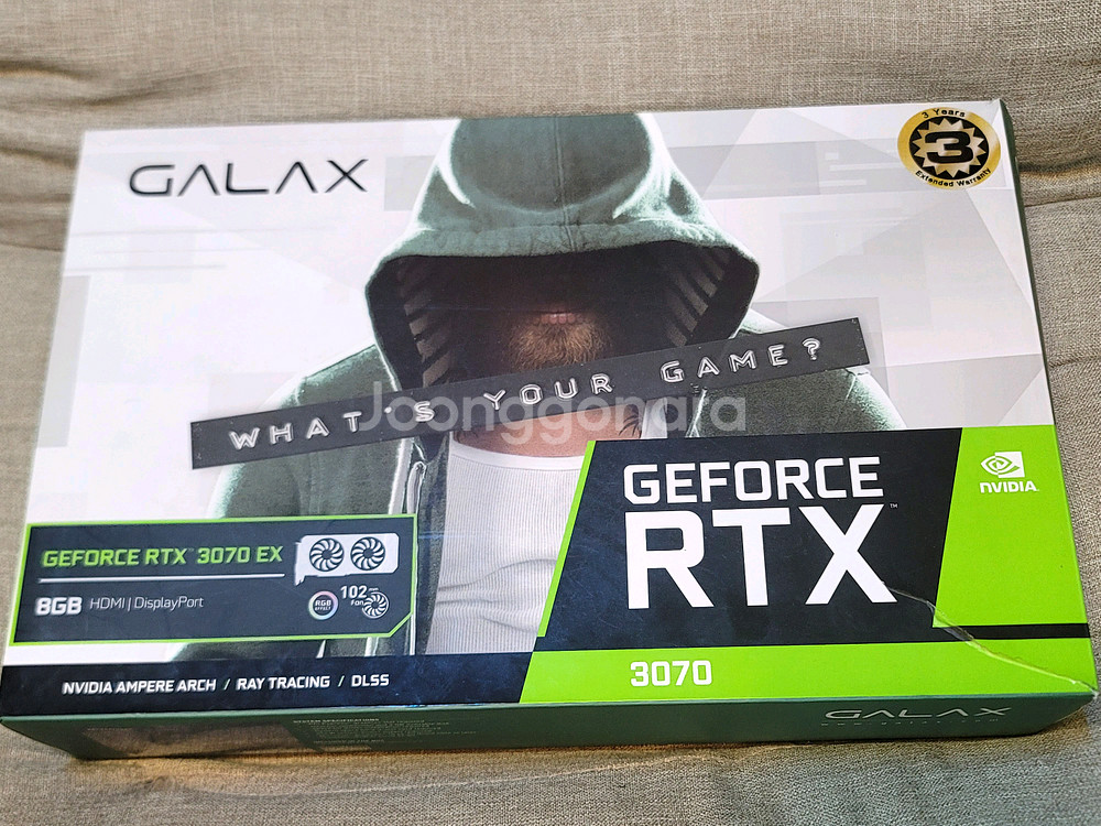 갤럭시 RTX 3070 그래픽 카드 팝니다 성남.분--0
