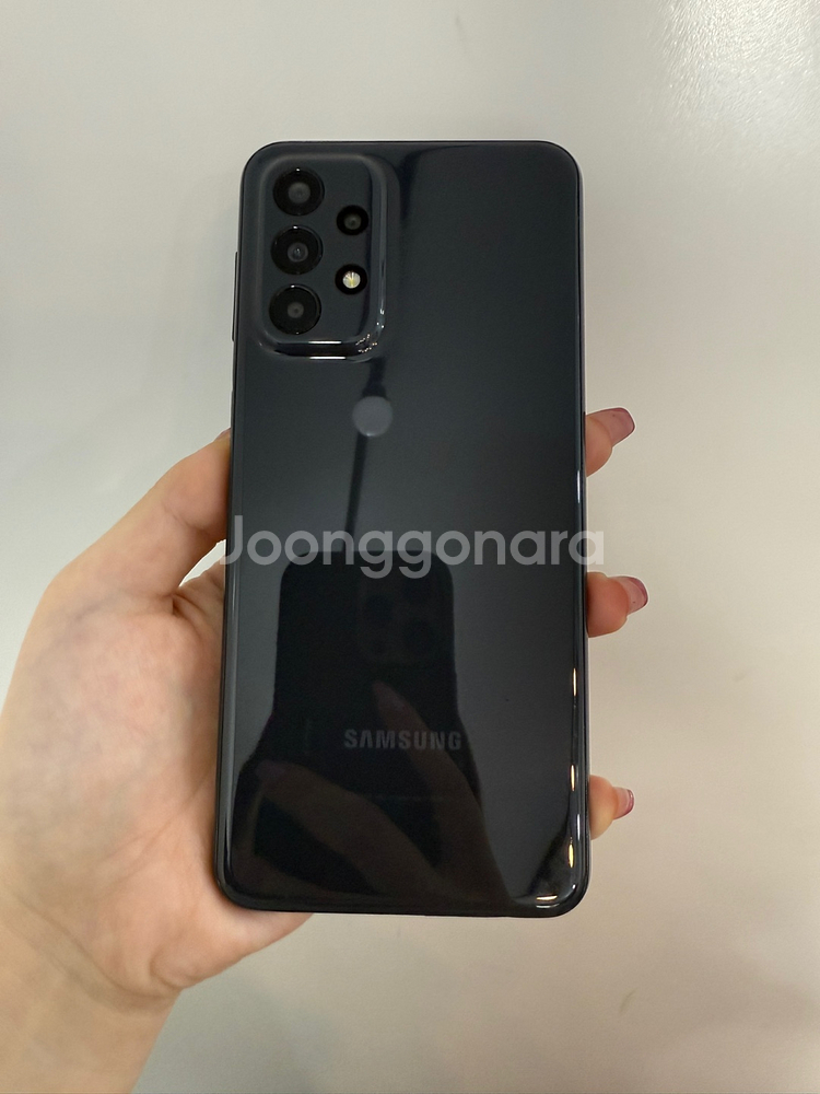 무잔상)갤럭시A23 128GB 블랙/ Y940--4