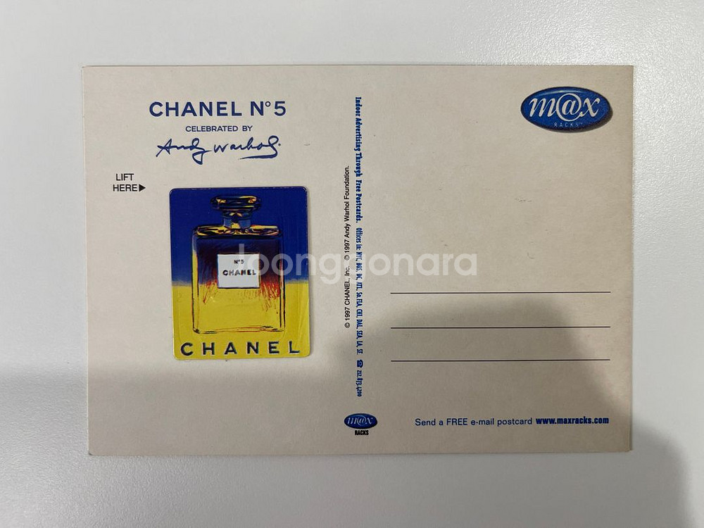 샤넬 x 앤디워홀 아트 포토 CHANEL AD1997--2