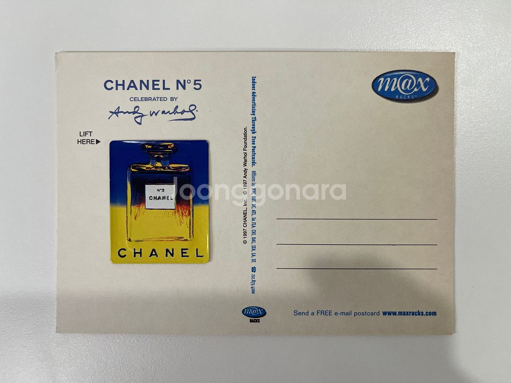 샤넬 x 앤디워홀 아트 포토 CHANEL AD1997--2