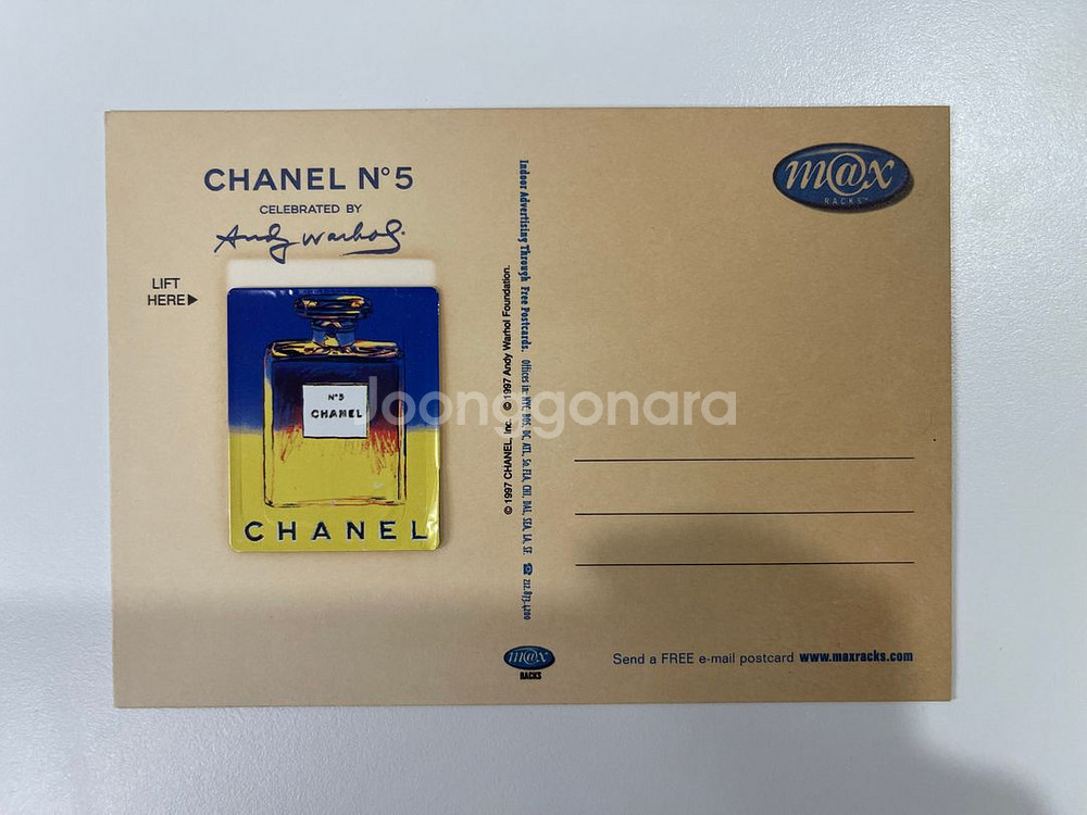 샤넬 x 앤디워홀 아트 포토 CHANEL AD1997--2