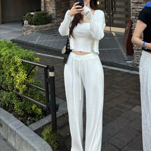 킨다미 골지 와이드 팬츠 새상품