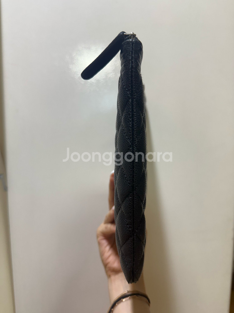 샤넬 클러치 은장--3