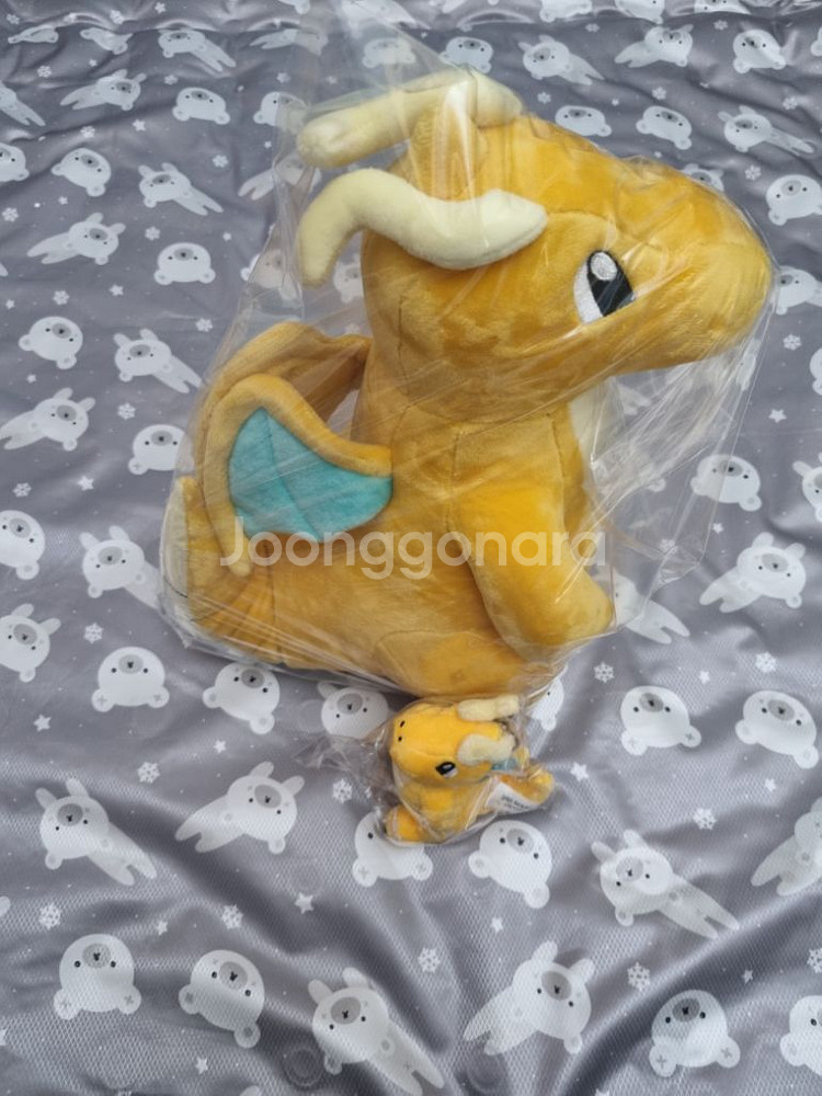 포켓몬스터 망나뇽 포켓몬 중형 인형 봉제인형 30cm--0
