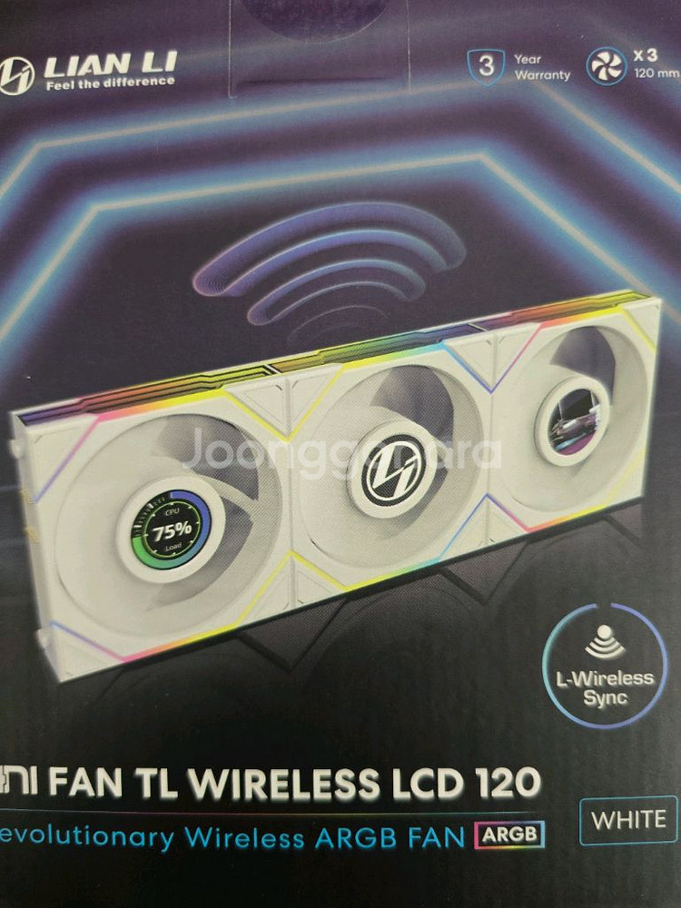 UNI FAN TL Wireless LCD 120 3팩--0