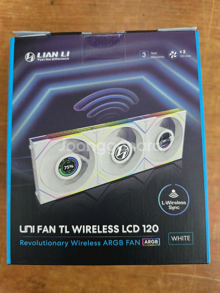 UNI FAN TL Wireless LCD 120 3팩--1