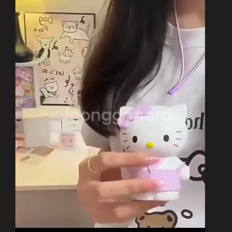 산리오 헬로키티 손선풍기 키티 손풍기 목걸이--7