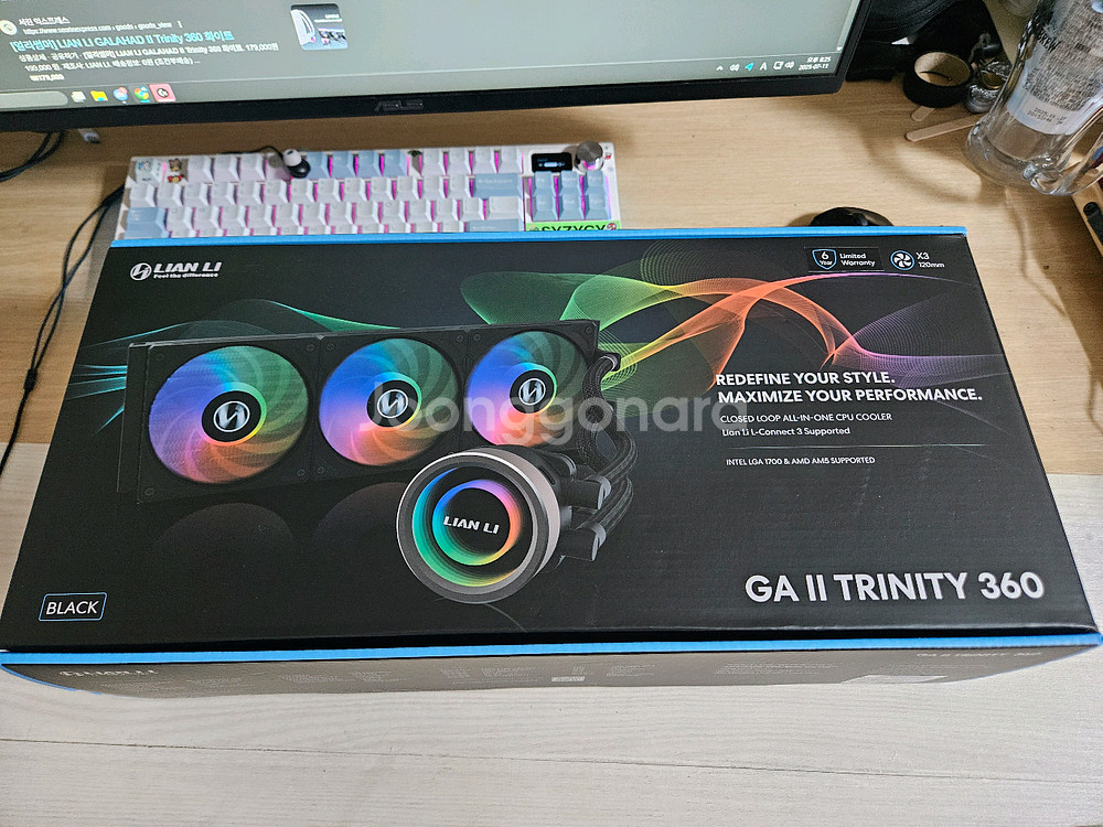 LIAN LI GA II TRINITY 360 수냉쿨러--0