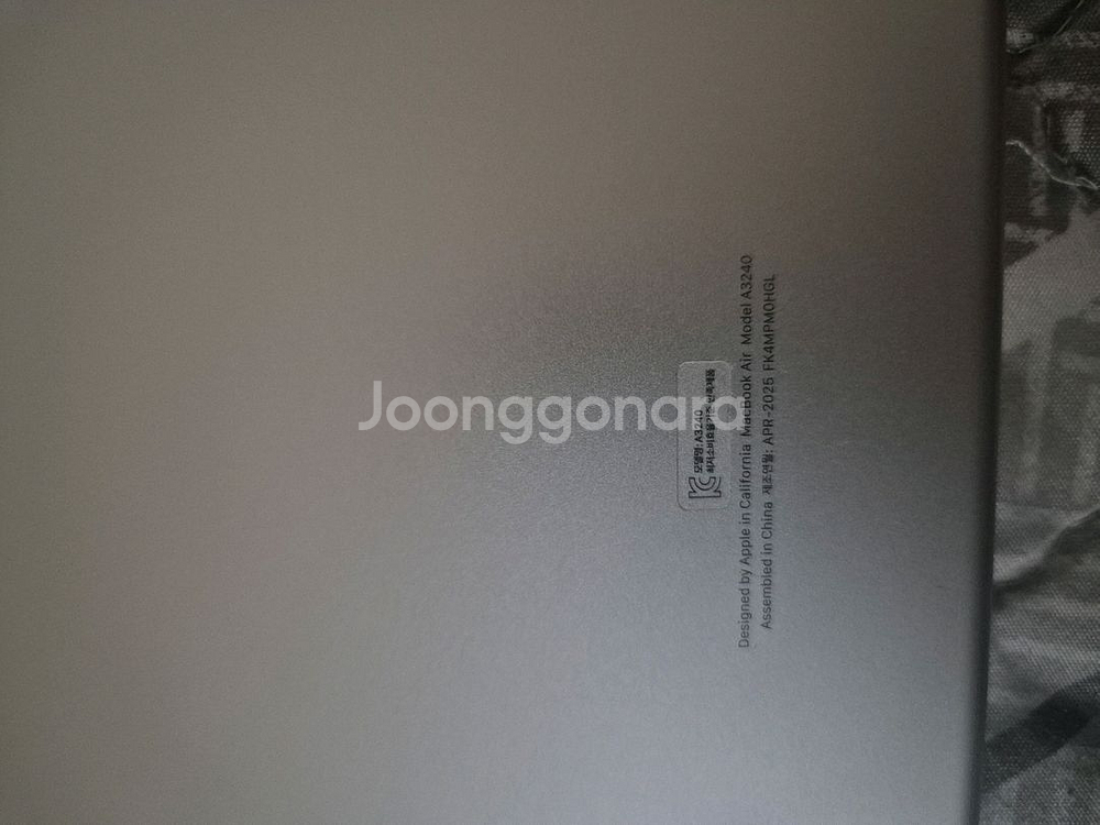 맥북에어 13 M4 16 256--1