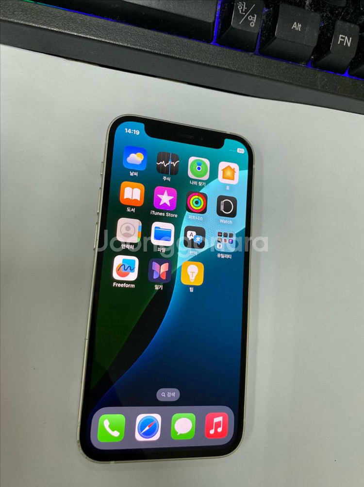 아이폰12미니 화이트 외관SS급 128GB 페이스XX--1