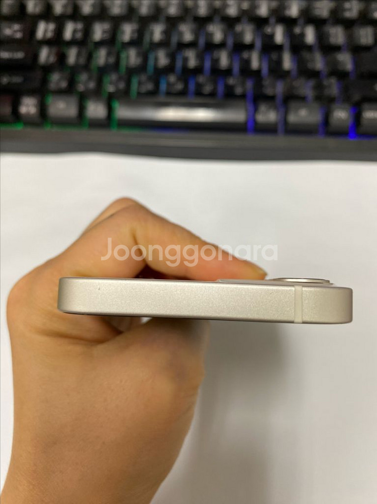 아이폰12미니 화이트 외관SS급 128GB 페이스XX--3