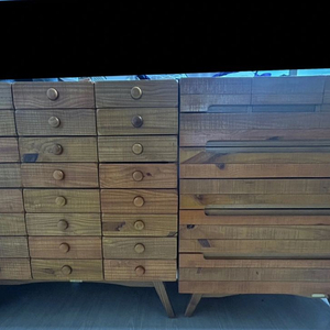 바네스 데코 원목 서랍장 2개