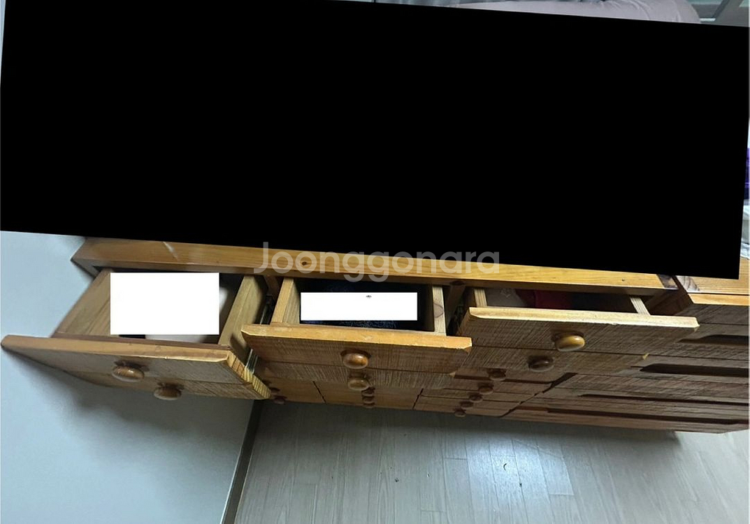 바네스 데코 원목 서랍장 2개--4