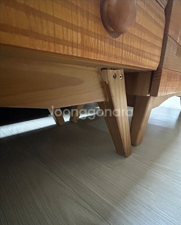 바네스 데코 원목 서랍장 2개--3