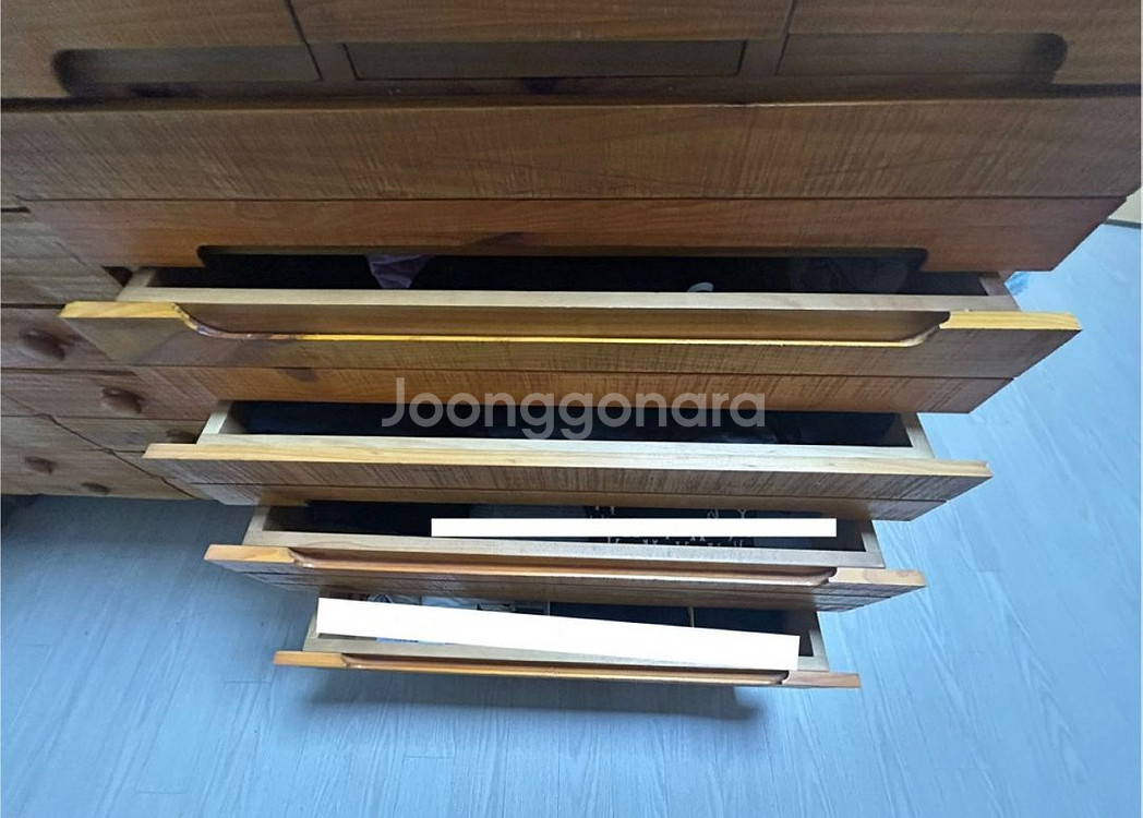 바네스 데코 원목 서랍장 2개--9