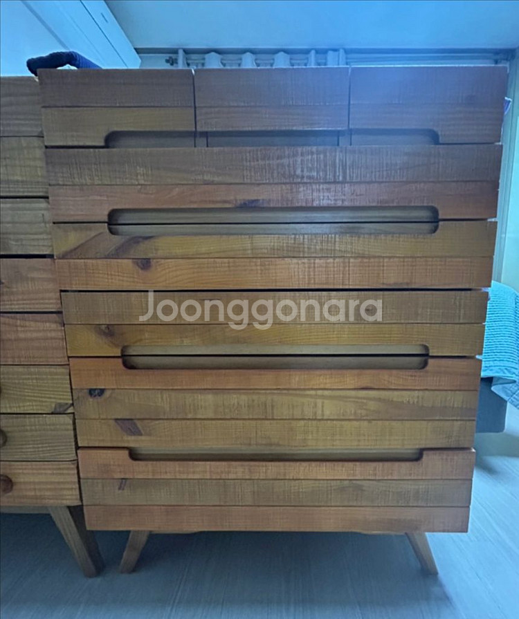 바네스 데코 원목 서랍장 2개--7