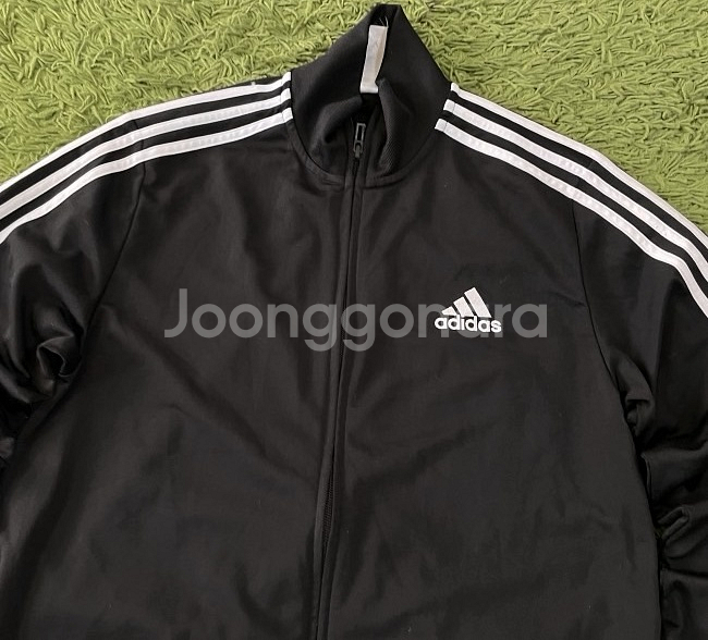 아디다스 블랙 검흰 트랙탑 져지집업 95/M--1