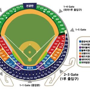 7/17(목) 롯데vs엘지 3루 오렌지석 2연석