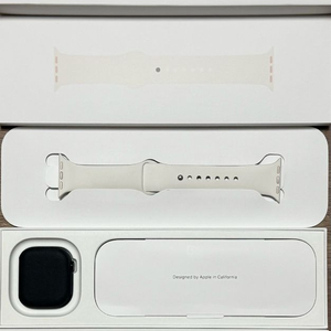 애플워치 시리즈 10 42mm GPS 제트블랙