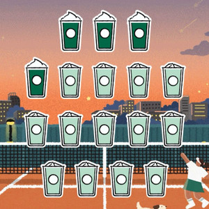 스타벅스 프리퀀시 일괄 19000