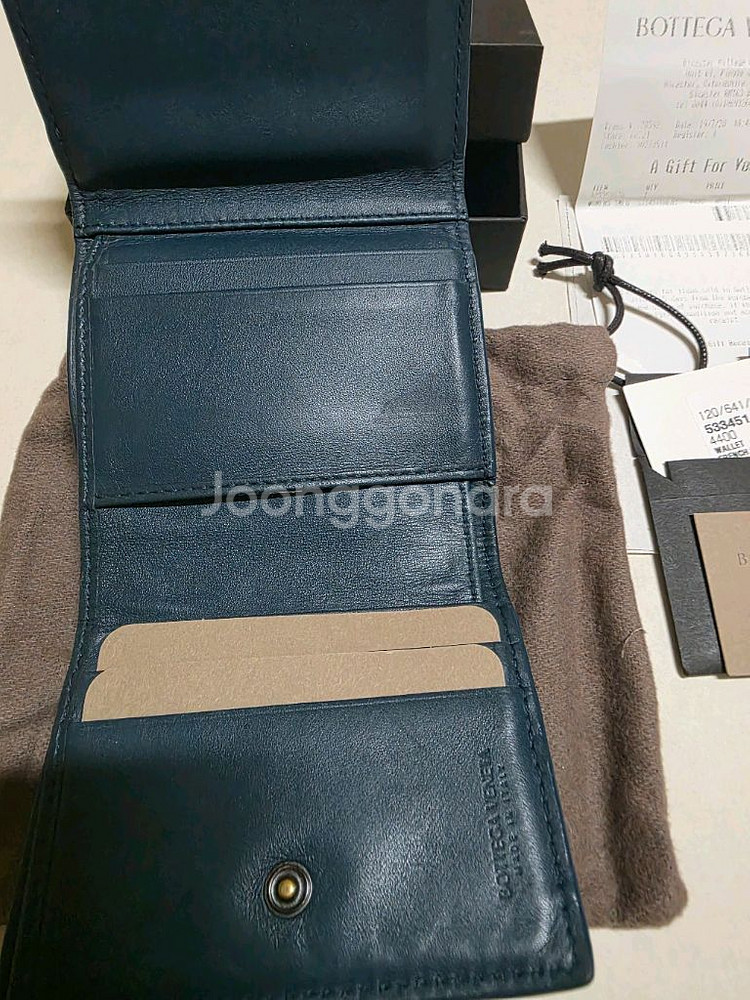 보테가베네타 인트레치아토 반지갑--2