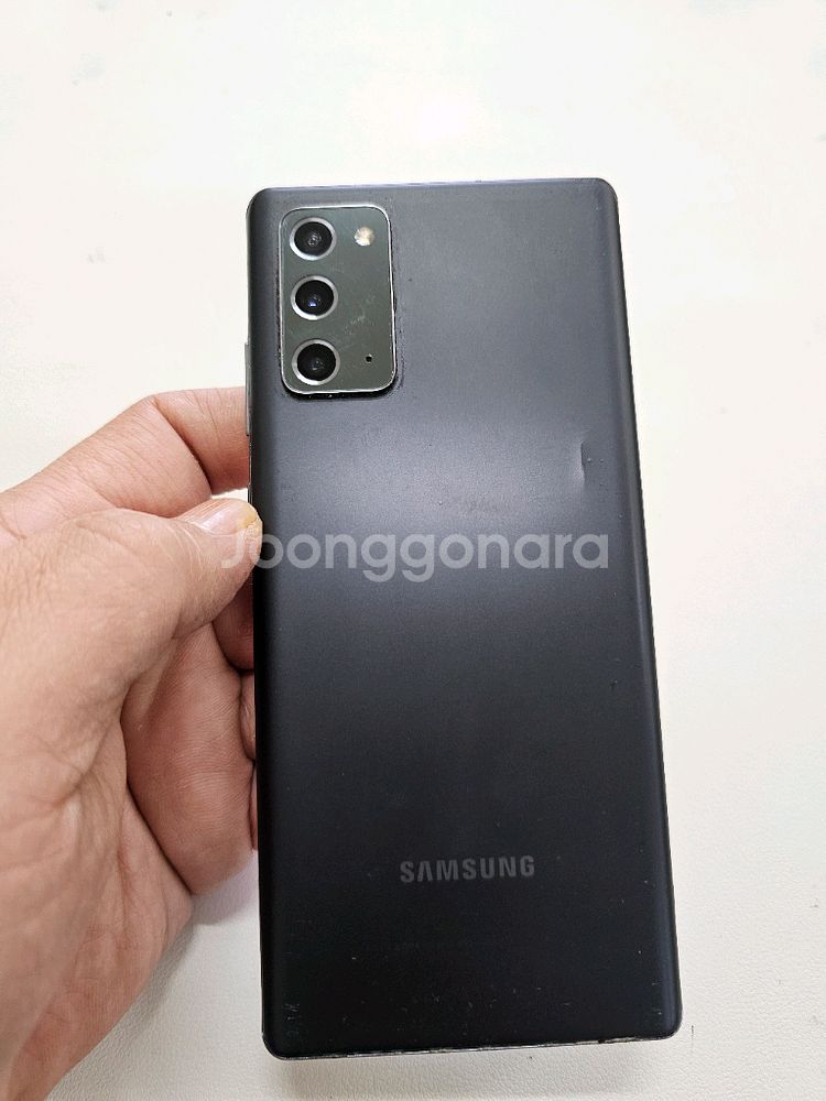 갤럭시 노트20블랙 정상공기기--0
