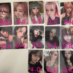 에스파 포카 카리나 윈터 지젤 닝닝 팔아요!