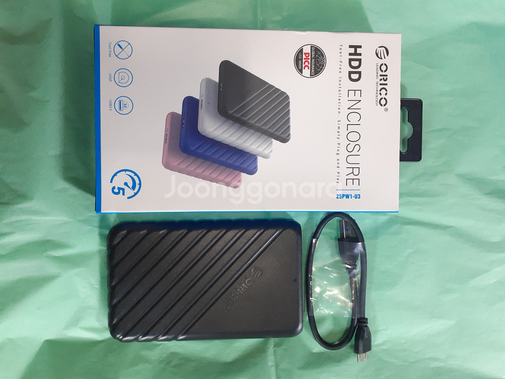 외장하드 750GB 오리코 USB3.0--2