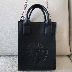 FILA 블랙 미니 크로스백 가방