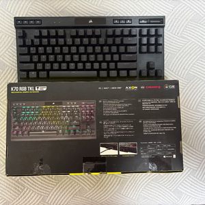 커세어 K70 rgb tkl 적축