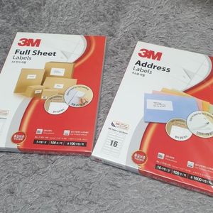 (새상품) 3M A4 전지라벨, 주소용 라벨