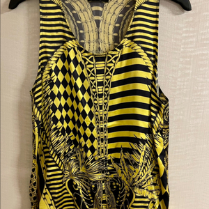 Balmain 발망 실크프린트 나시탑