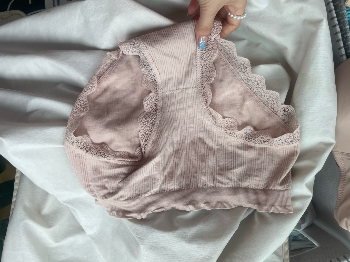 연핑크 면팬티