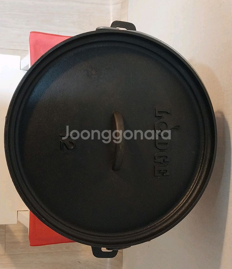 (중고)롯지 더치오븐 팝니다(12인치)--1